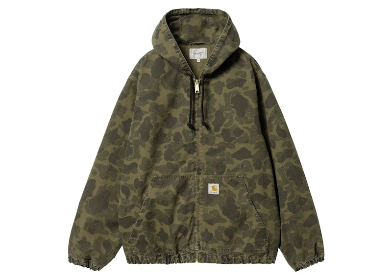 Carhartt WIP Duck Camo Active Jacket Green/Office Green