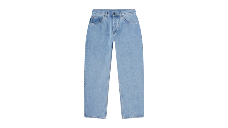 Carhartt WIP Newel Relaxed Tapered Jeans Blue Stone Bleached