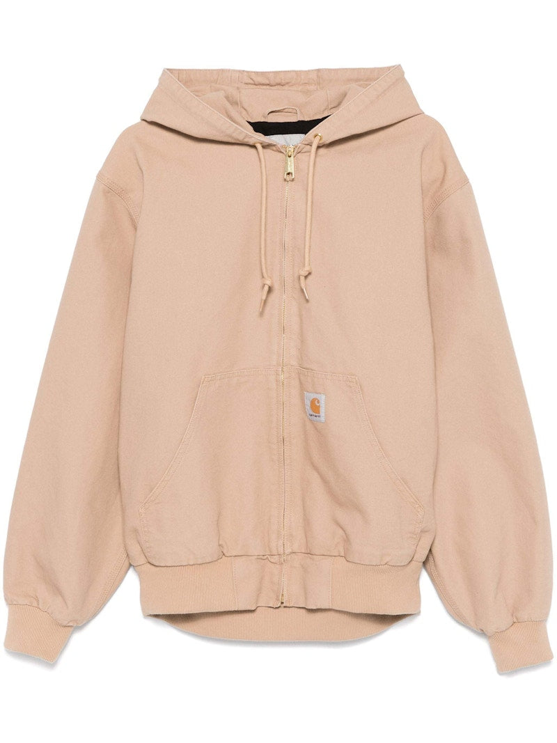 Carhartt WIP OG Active Jacket Dusty H Brown Rinsed