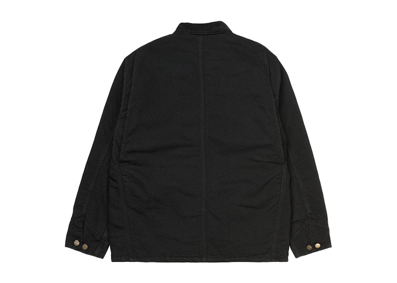 Carhartt WIP OG Chore Coat (Winter) Jacket Black (Aged Canvas)