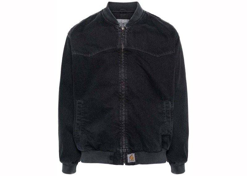 Carhartt WIP OG Santa Fe (Stone Dyed) Bomber Black