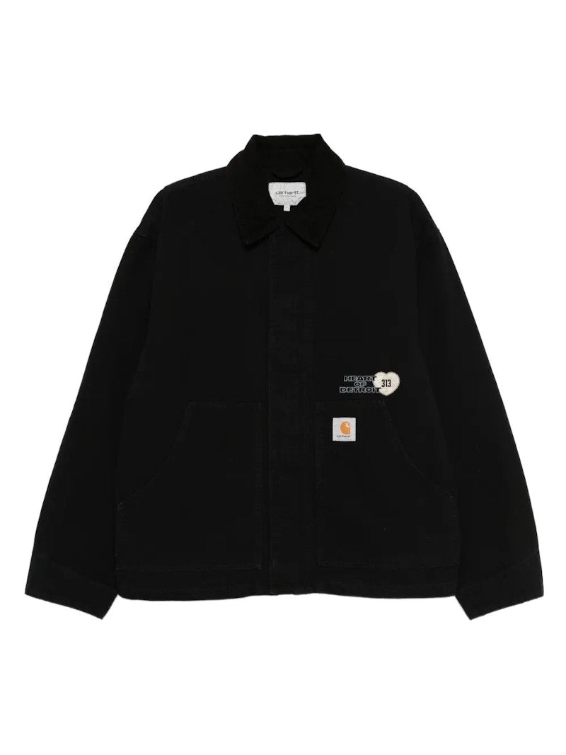 Carhartt WIP Og Arcan Graphic Jacket Black Heavy Stone Wash