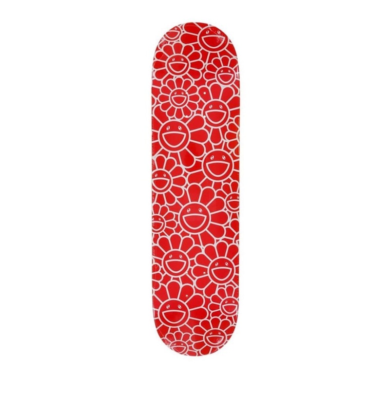 Takashi Murakami Flower Skateboard Deck