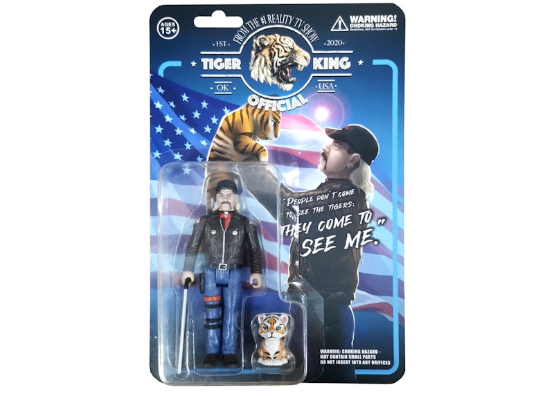 FYE Exclusive Tiger King Joe Exotic Leather Jacket & Tiger Cub Action Figure
