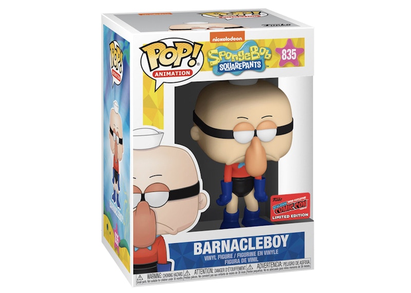 Funko Pop! Animation Spongebob Squarepants Barnacle Boy NYCC Exclusive Figure #835
