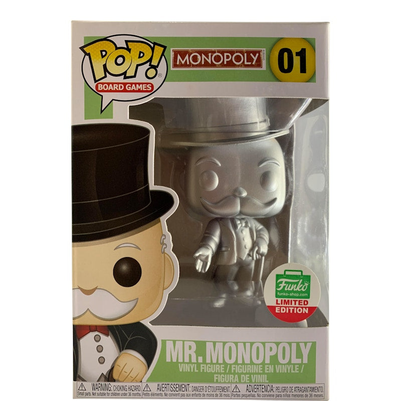 Funko Pop! Board Games Monopoly Mr. Monopoly Funko Shop Edition Figure #01
