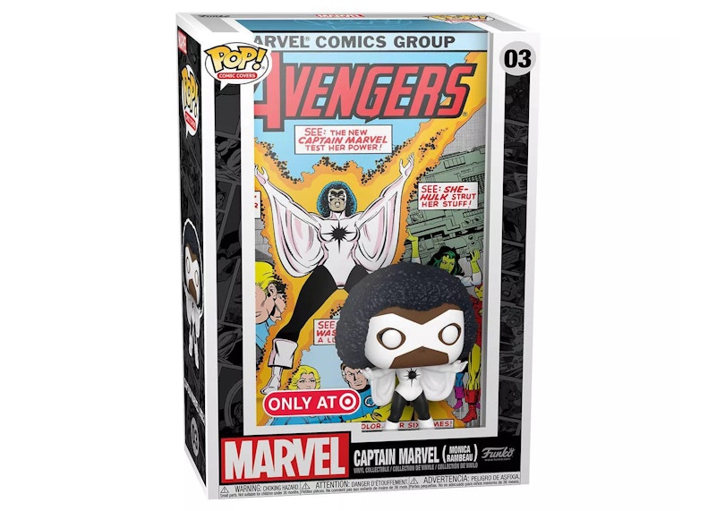 Funko Pop! Comic Cover Marvel Captain Marvel (Monica Rambeau) Target Exclusive Figure #03