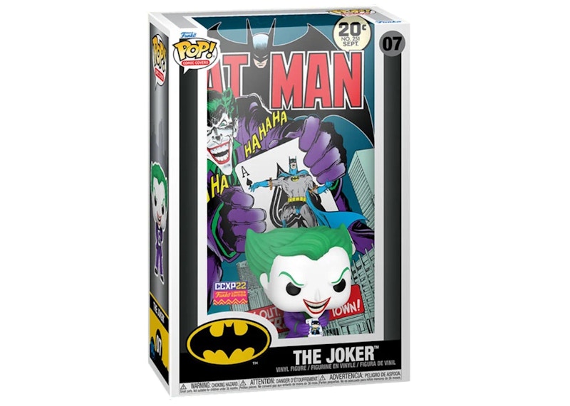 Funko Pop! Comic Covers Batman The Joker 2022 CCXP Exclusive Figure #07