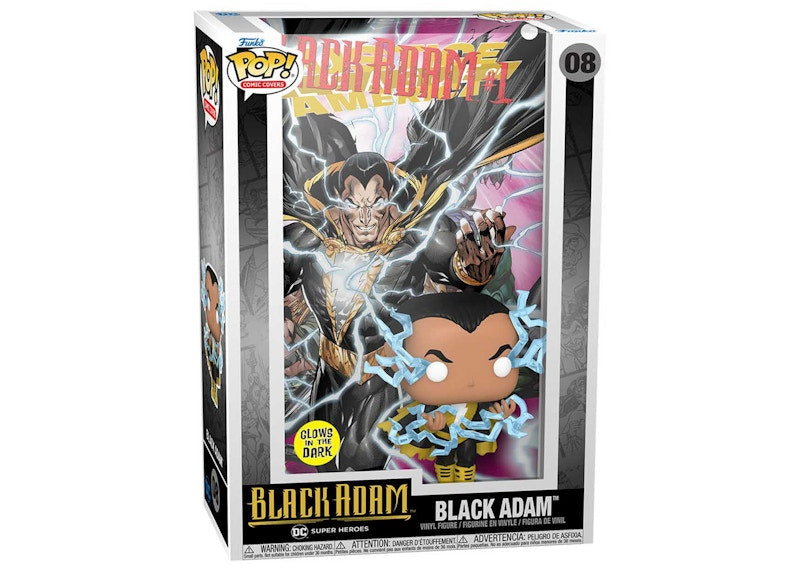 Funko Pop! Comic Covers DC Black Adam GITD Figure #08