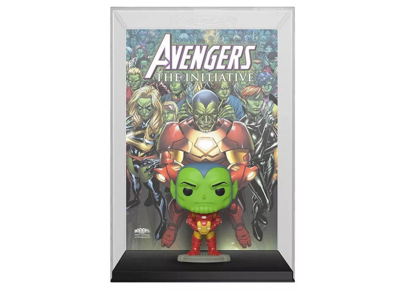 Funko Pop! Comic Covers Marvel Skrull as Iron Man 2023 Wondrous Convention Exclusive Figure #16