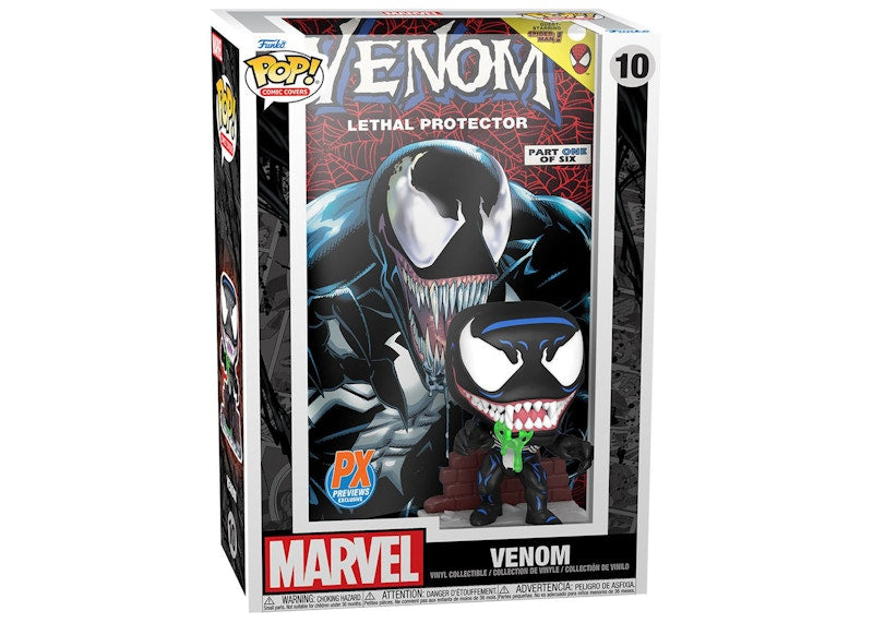 Funko Pop! Comic Covers Marvel Venom PX Previews Exclusive Figure #10