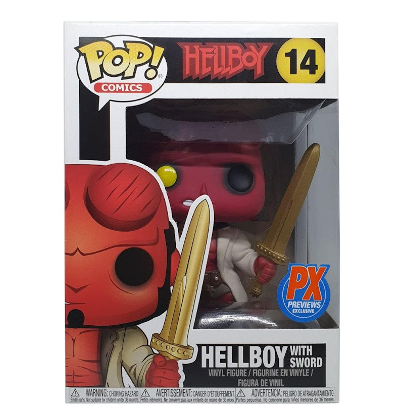 Funko Pop! Comics Hellboy in Sword PX Previews Exclusive Figure #14