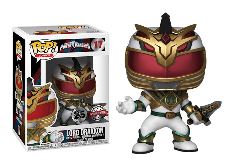 Funko Pop! Comics Power Rangers Lord Drakkon PX Previews Exclusive Figure #17