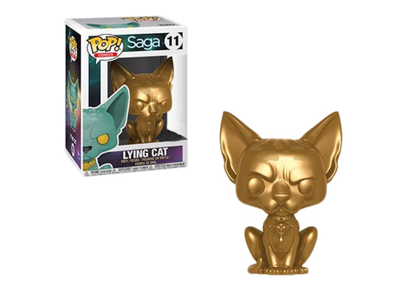 Funko Pop! Comics Saga Lying Cat (Gold) BAM Exclusive Figure #11