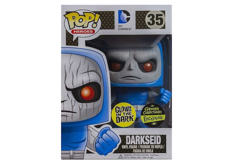 Funko Pop! DC Heroes Darkseid (Glow) Gemini Collectibles Exclusive Figure #35