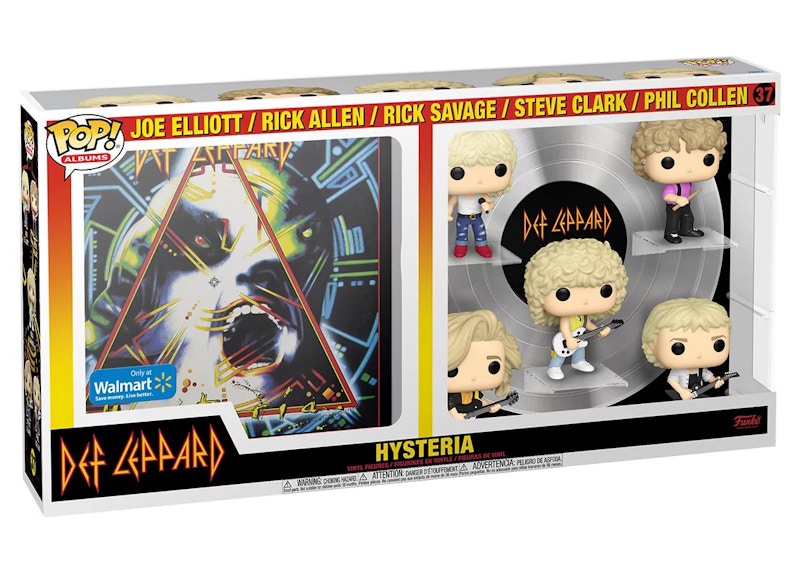 Funko Pop! Deluxe Albums Def Leppard Hysteria Walmart Exclusive Figure #37