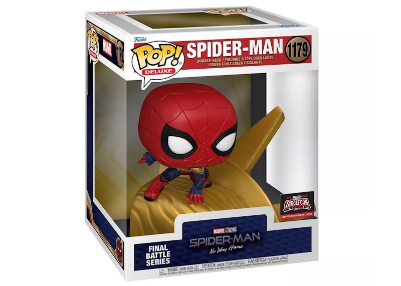 Funko Pop! Deluxe Marvel Studios Spider-Man No Way Home Spider-Man 2023 Target Con Exclusive Figure #1179