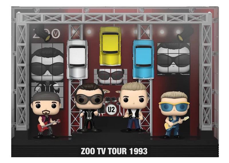 Funko Pop! Deluxe Moment U2's The Zoo TV Tour 1993 2022 Walmart Exclusive Figure #05