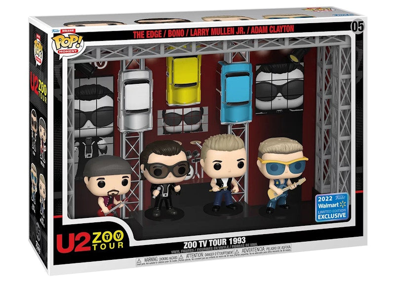 Funko Pop! Deluxe Moment U2's The Zoo TV Tour 1993 2022 Walmart Exclusive Figure #05