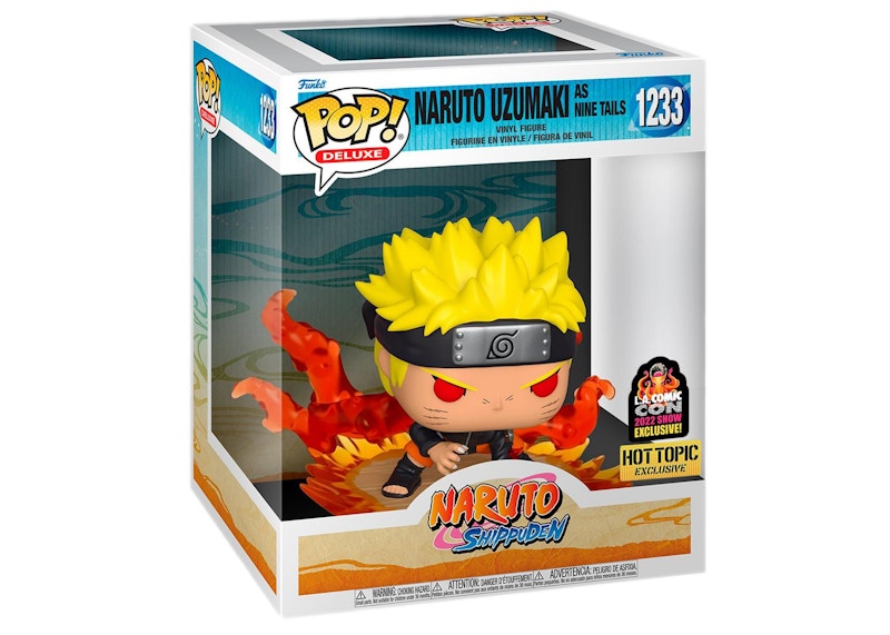 Funko Pop! Deluxe Naruto Shippuden Naruto Uzumaki as Nine Tails 2022 LACC Hot Topic Exclusive Figure #1233