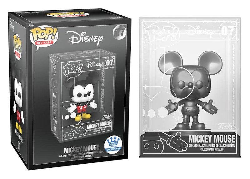 Funko Pop! Die-Cast Disney Mickey Mouse Chase Edition Funko Shop Exclusive Figure #07