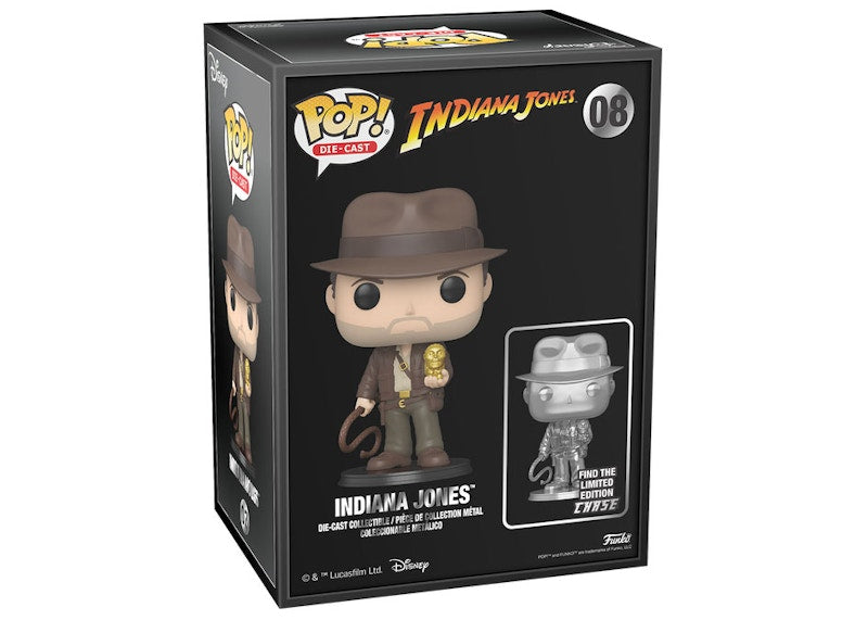Funko Pop! Die-Cast Indiana Jones Chase Edition Funko Shop Exclusive Figure #08