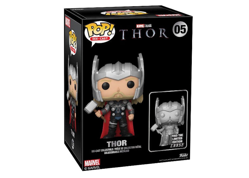 Funko Pop! Die-Cast Marvel Studios Thor Chase Funko Shop Exclusive Figure #05