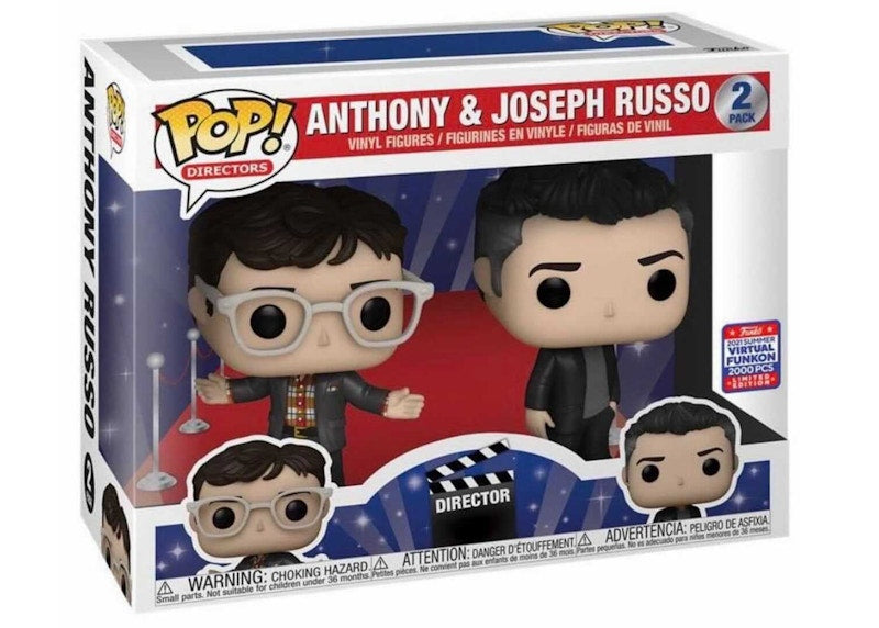 Funko Pop! Directors Anthony & Joseph Russo 2021 Summer Virtual Funkon Exclusive (Limited Edition /2000) 2-Pack