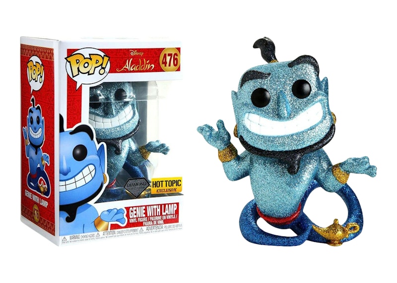 Funko Pop! Disney Aladdin Genie with Lamp Diamond Hot Topic Exclusive Figure #476
