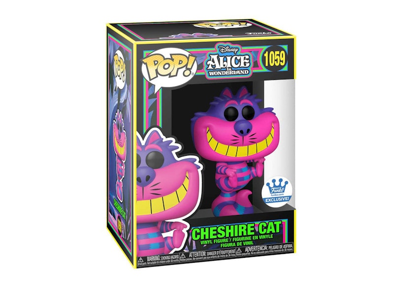 Funko Pop! Disney Alice In Wonderland Cheshire Cat Black Light Funko Shop Exclusive Figure #1059