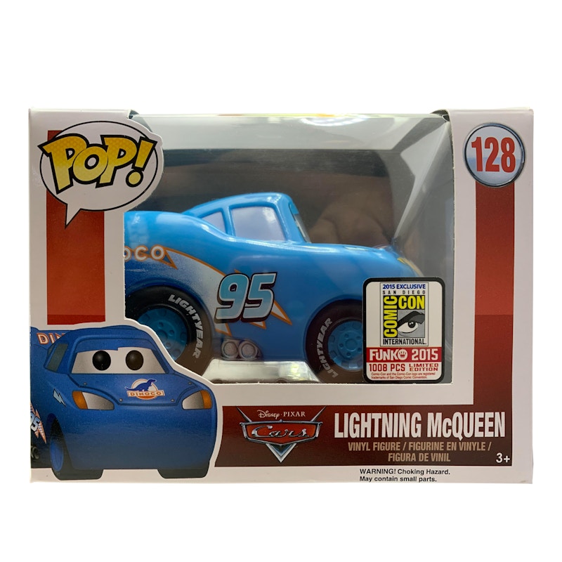Funko Pop! Disney Cars Lightning McQueen SDCC Figure #128