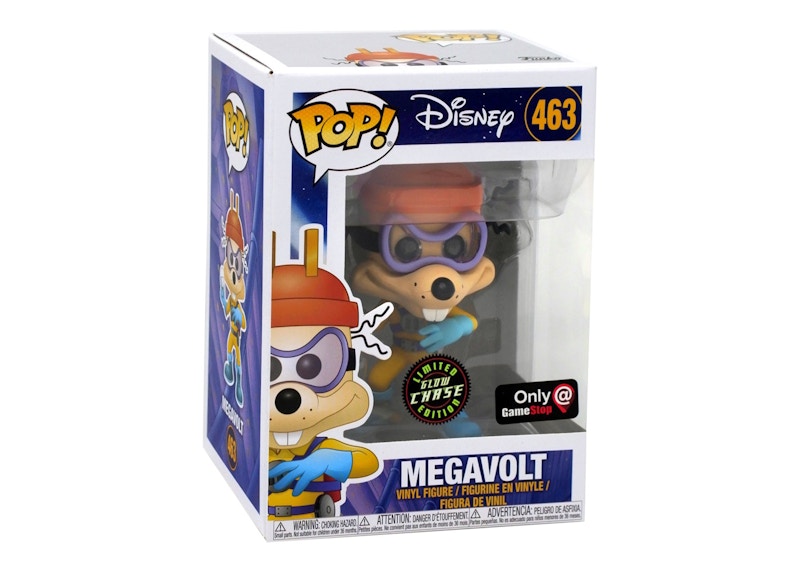 Funko Pop! Disney Darkwing Duck Megavolt (Glow Chase) GameStop Exclusive Figure #463