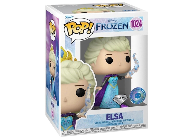 Funko Pop! Disney Frozen Elsa Diamond Collection Pop In A Box Exclusive Figure #1024