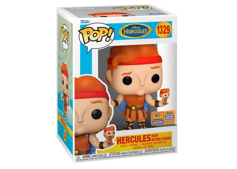 Funko Pop! Disney Hercules with Action Figure WonderCon 2023 Exclusive Figure #1329