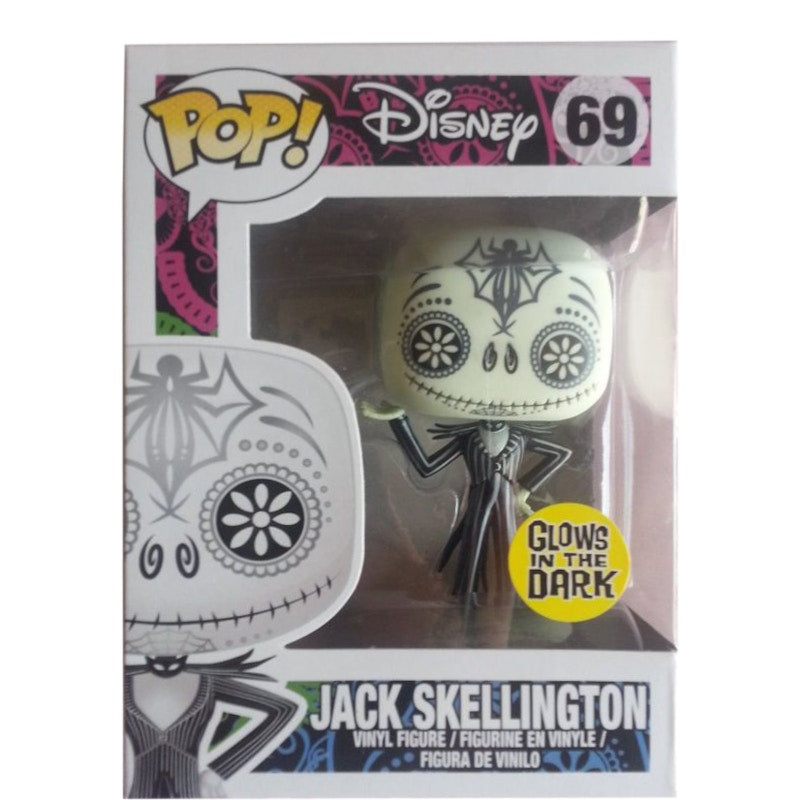 Funko Pop! Disney Jack Skellington (Day of the Dead) (Glow) Hot Topic Exclusive Figure #69