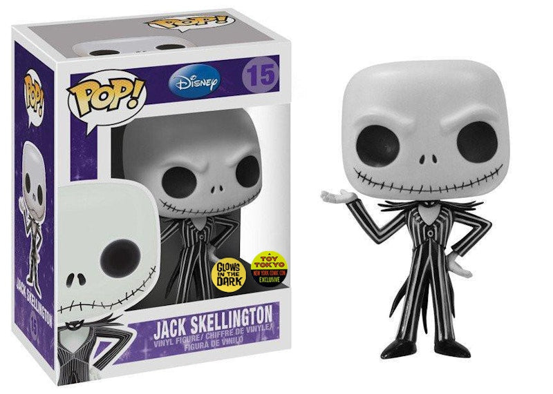 Funko Pop! Disney Jack Skellington (Glow) Toy Tokyo Figure #15