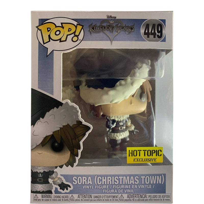 Funko Pop! Disney Kingdom Hearts Sora (Christmas Town) Hot Topic Exclusive Figure #449