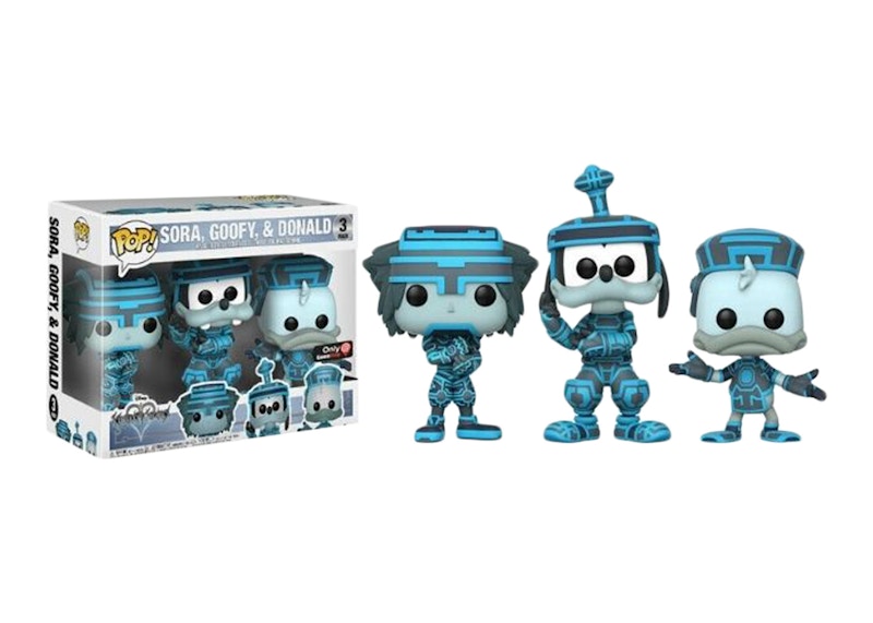 Funko Pop! Disney Kingdom Hearts Sora, Goofy & Donald GameStop Exclusive 3 Pack