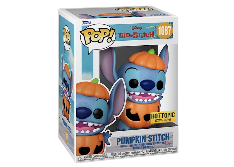 Funko Pop! Disney Lilo And Stitch Pumpkin Stitch Hot Topic Exclusive Figure #1087