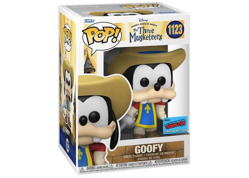 Funko Pop! Disney Mickey, Donald & Goofy The Three Musketeers Goofy 2021 NYCC Exclusive Figure #1123