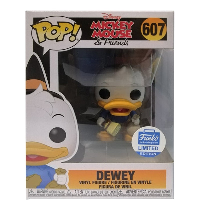 Funko Pop! Disney Mickey Mouse & Friends Dewey Funko Shop Edition Figure #607
