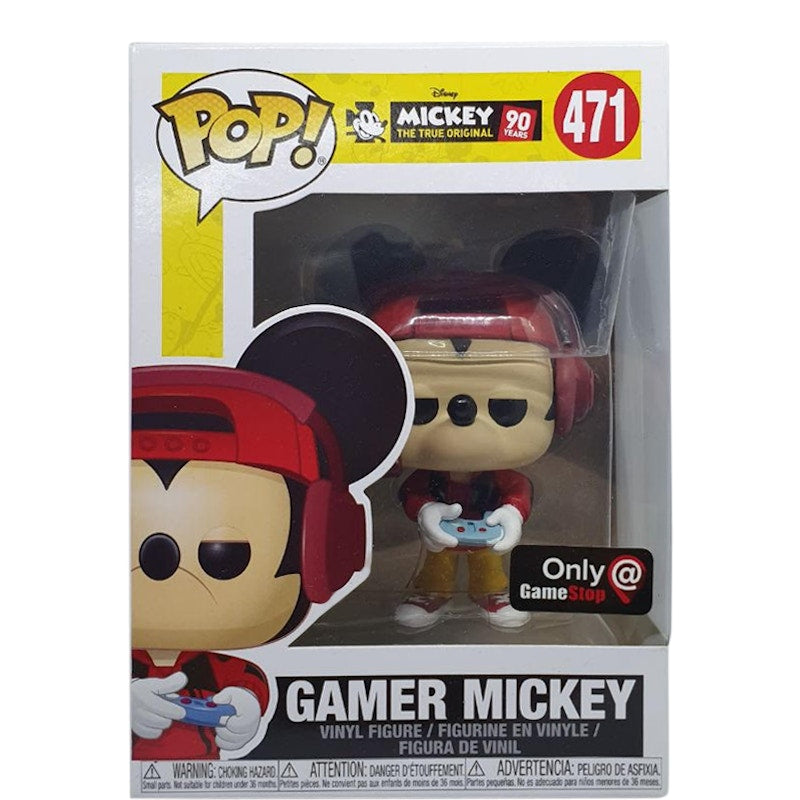 Funko Pop! Disney Mickey The True Original Gamer Mickey Game Stop Exclusive Figure #471