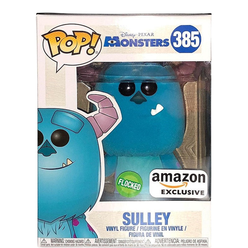 Funko Pop! Disney Monsters Sulley (Flocked) Amazon Exclusive Figure #385
