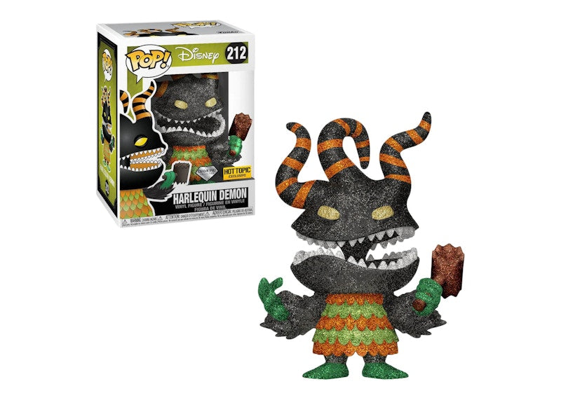 Funko Pop! Disney Nightmare Before Christmas Harlequin Demon Diamond Hot Topic Exclusive Figure #212