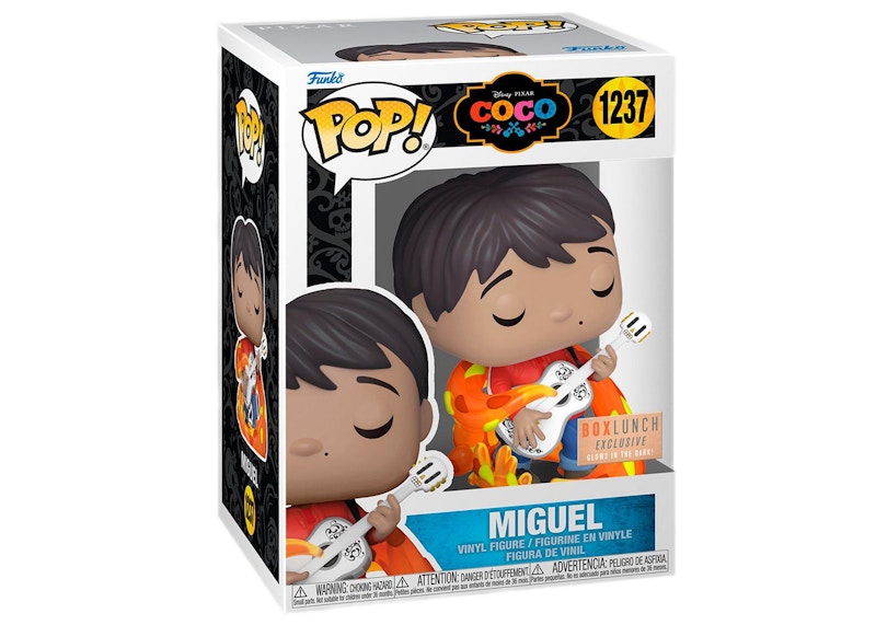 Funko Pop! Disney Pixar Coco Miguel GITD Box Lunch Exclusive Figure #1237