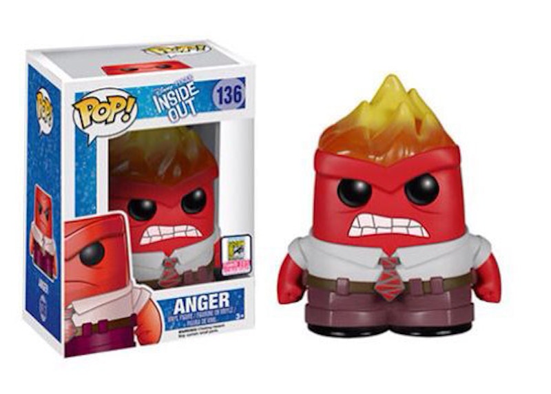 Funko Pop! Disney Pixar Inside Out Anger SDCC Figure #136