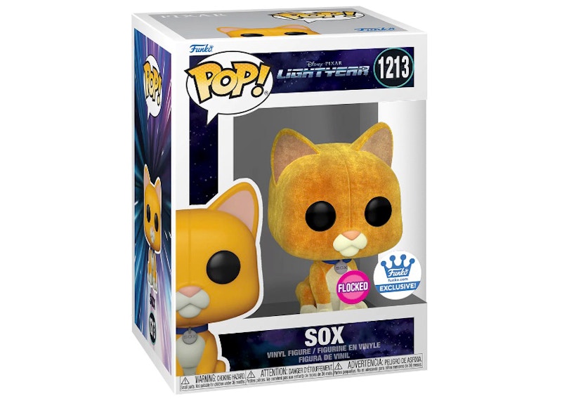 Funko Pop! Disney Pixar Lightyear Sox Flocked Funko Shop Exclusive Figure #1213