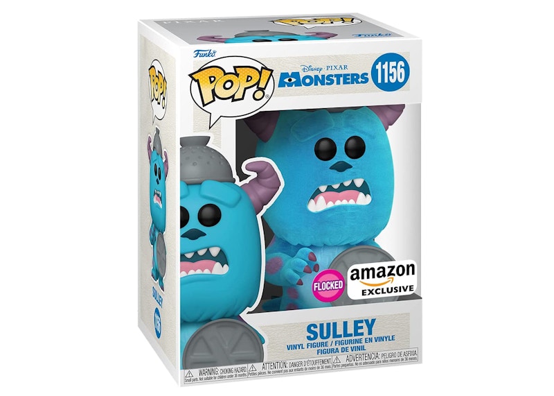 Funko Pop! Disney Pixar Monsters Sulley Flocked Amazon Exclusive Figure #1156