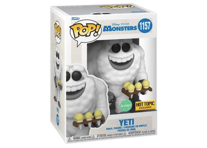 Funko Pop! Disney Pixar Monsters Yeti Scented Hot Topic Exclusive Figure #1157