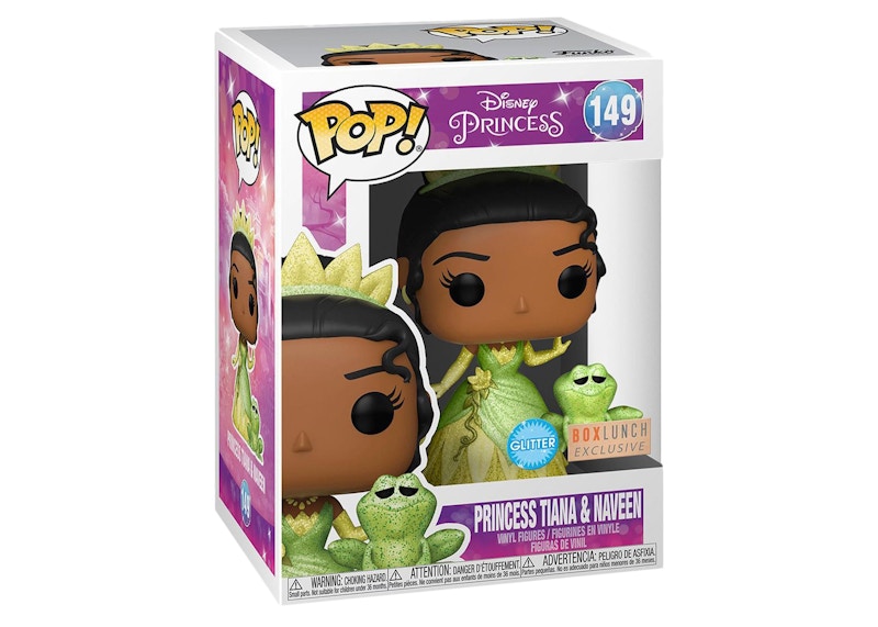 Funko Pop! Disney Pricess Tiana & Naveen (Glitter) Box Lunch Exclusive Figure #149